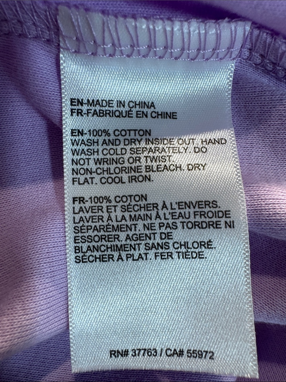 Rafaella Plus Size Embellished Crewneck Long-Sleeve Top - Lilac (Size 3X) - Picture 8 of 11